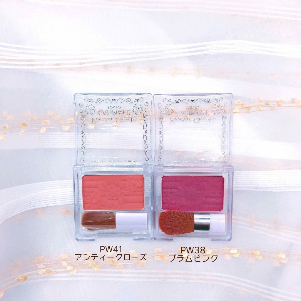 【旧品】パウダーチークス/キャンメイク/パウダーチークを使ったクチコミ（3枚目）