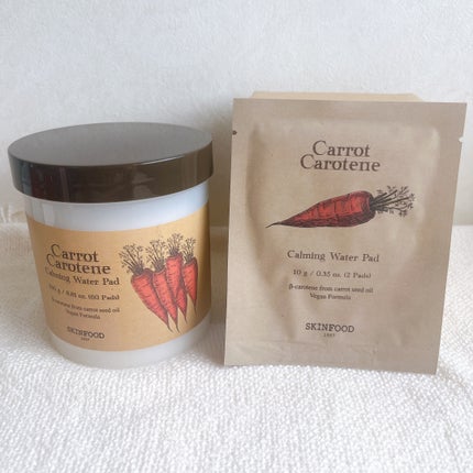 キャロットカロテン カーミングウォーターパッド/SKINFOOD/トナーパッドを使ったクチコミ(2枚目)