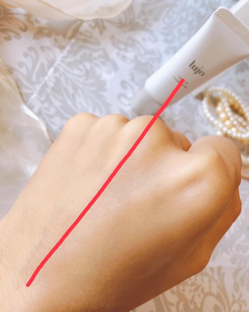 クリアアップ ファンデーション/lujo/クリーム・エマルジョンファンデーションを使ったクチコミ(2枚目)