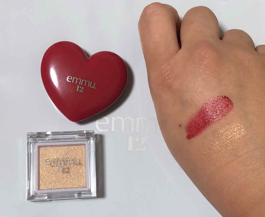 emmu.12 アイシャドウ シェルゴールド/emmu.12/単色アイシャドウを使ったクチコミ（2枚目）