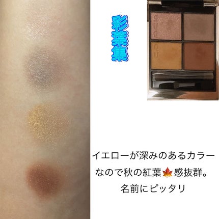 シグニチャー カラー アイズ/SUQQU/アイシャドウパレットを使ったクチコミ(3枚目)