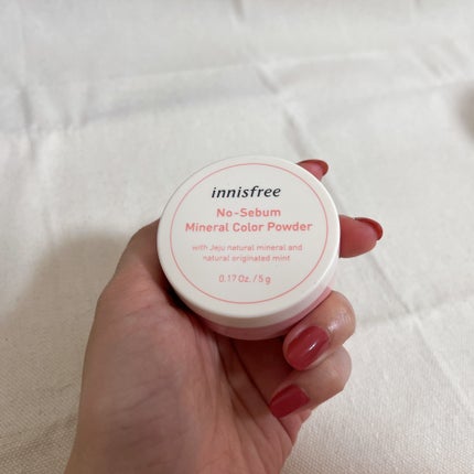 ノーセバム ミネラルカラーパウダー /innisfree/ルースパウダーを使ったクチコミ(2枚目)