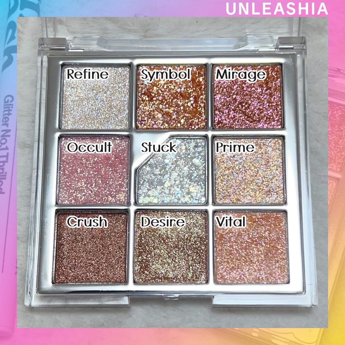 プリティー イージーグリッタースティック/unleashia/グリッターを使ったクチコミ（2枚目）