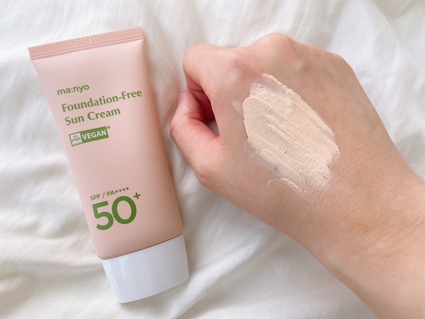 ファンデフリー サンクリーム/manyo/日焼け止めクリームを使ったクチコミ(4枚目)