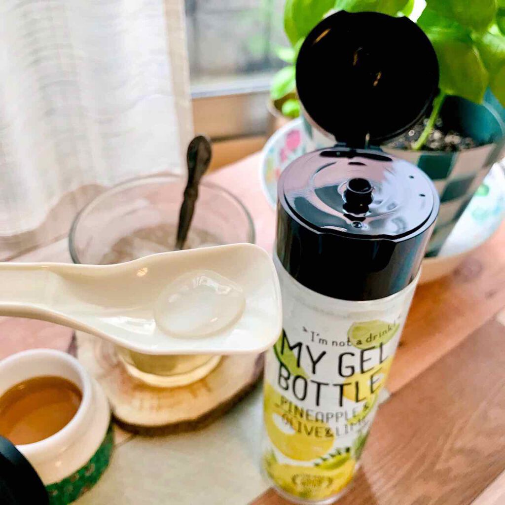 MY GEL BOTTLE  パイナップル＆オリーブ＆ライム/COSME RECIPE/ボディローションを使ったクチコミ（2枚目）