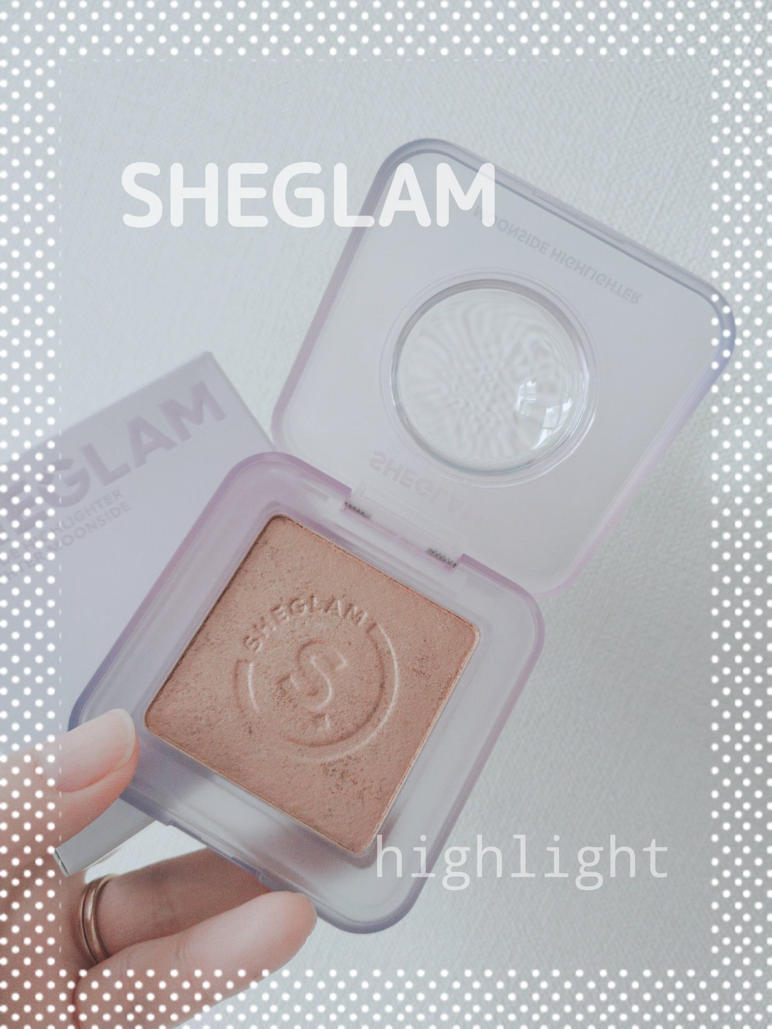 MOONSIDE HIGHLIGHTER/SHEGLAM/パウダーハイライトを使ったクチコミ（1枚目）
