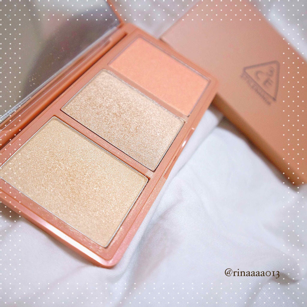 3CE STROBING SKIN PALETTE/3CE/パウダーハイライトを使ったクチコミ(2枚目)