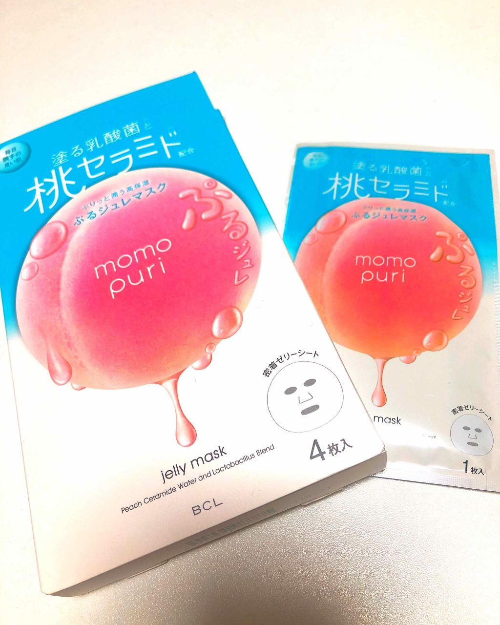 潤いぷるジュレマスク/ももぷり/シートマスク・パックを使ったクチコミ(2枚目)