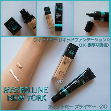 フィットミー リキッドファンデーション R/MAYBELLINE NEW YORK/リキッドファンデーションを使ったクチコミ（1枚目）