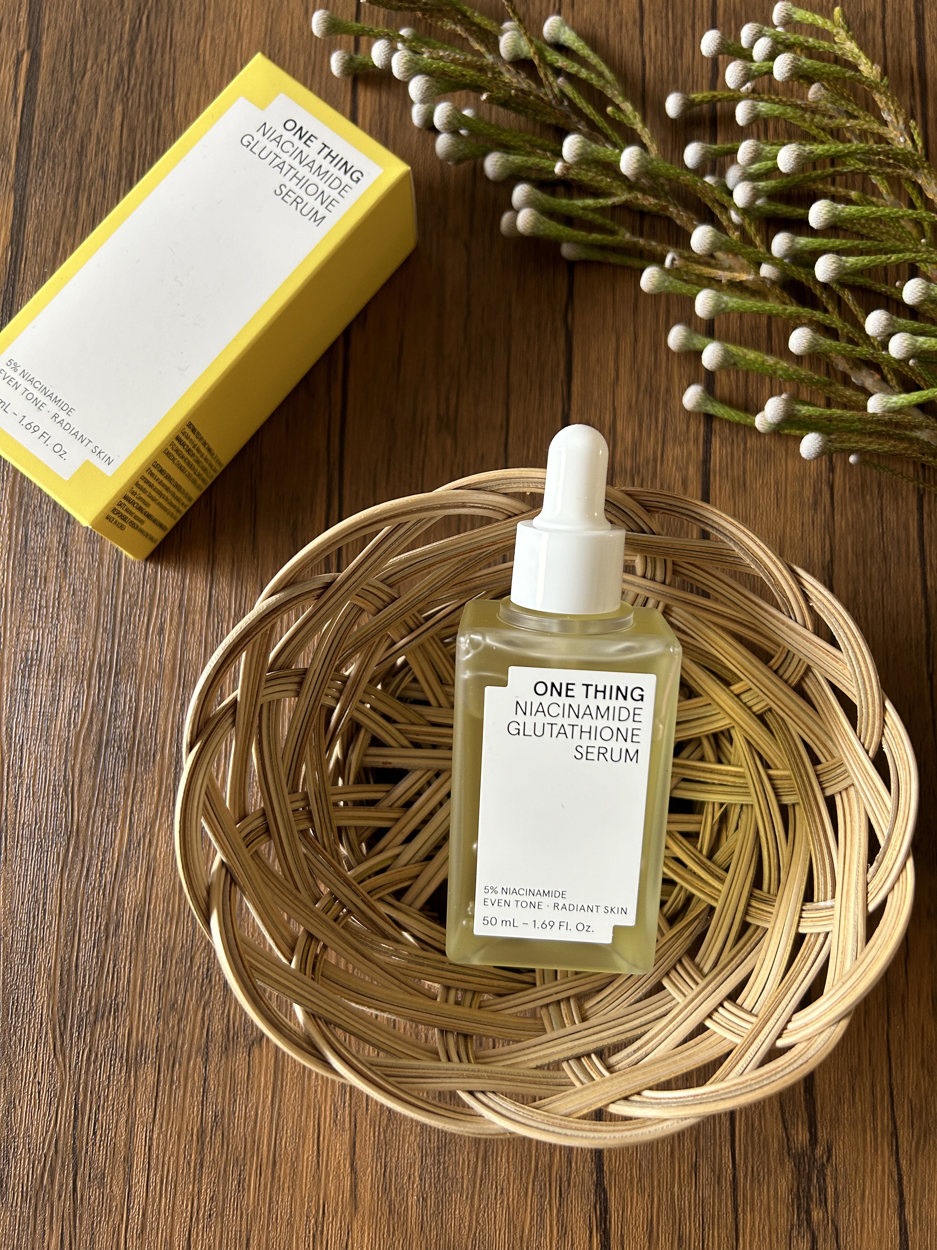 ナイアシンアミドグルタチオンセラム/ONE THING/美容液を使ったクチコミ（1枚目）