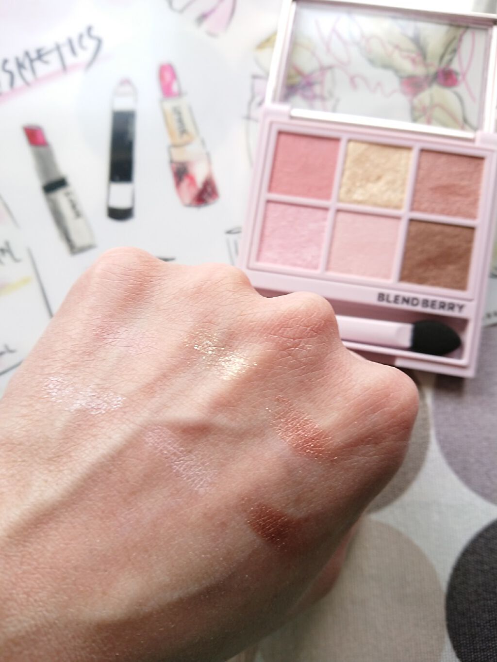 オーラクリエイション 002 ペッパーベリー＆オーロラ/BLEND BERRY/アイシャドウパレットを使ったクチコミ（2枚目）