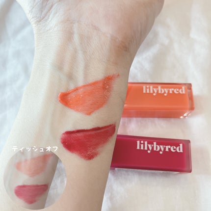 ブラッディライアー コーティングティント/lilybyred/リップティントを使ったクチコミ(3枚目)