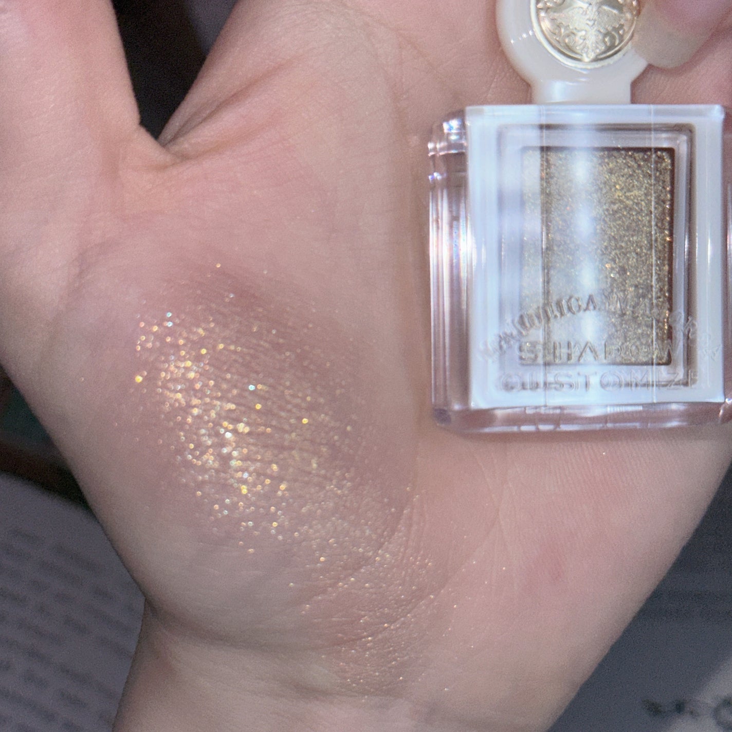 シャドーカスタマイズ (ブリリアントグリッター)/MAJOLICA MAJORCA/グリッターを使ったクチコミ(6枚目)