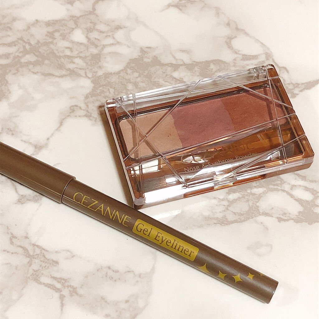 ジェルアイライナー/CEZANNE/ジェルアイライナーを使ったクチコミ（1枚目）