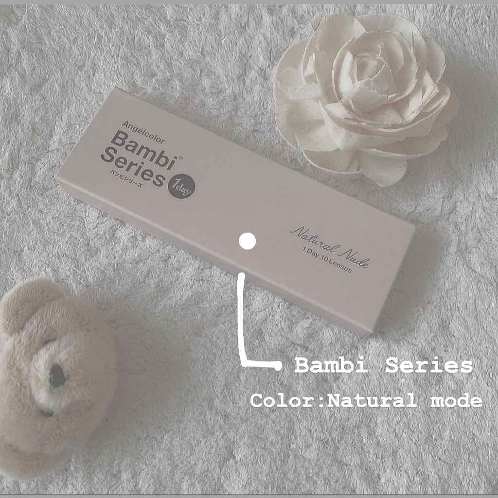バンビシリーズ ワンデー ナチュラル/AngelColor/ワンデー(1DAY)カラコンを使ったクチコミ(1枚目)