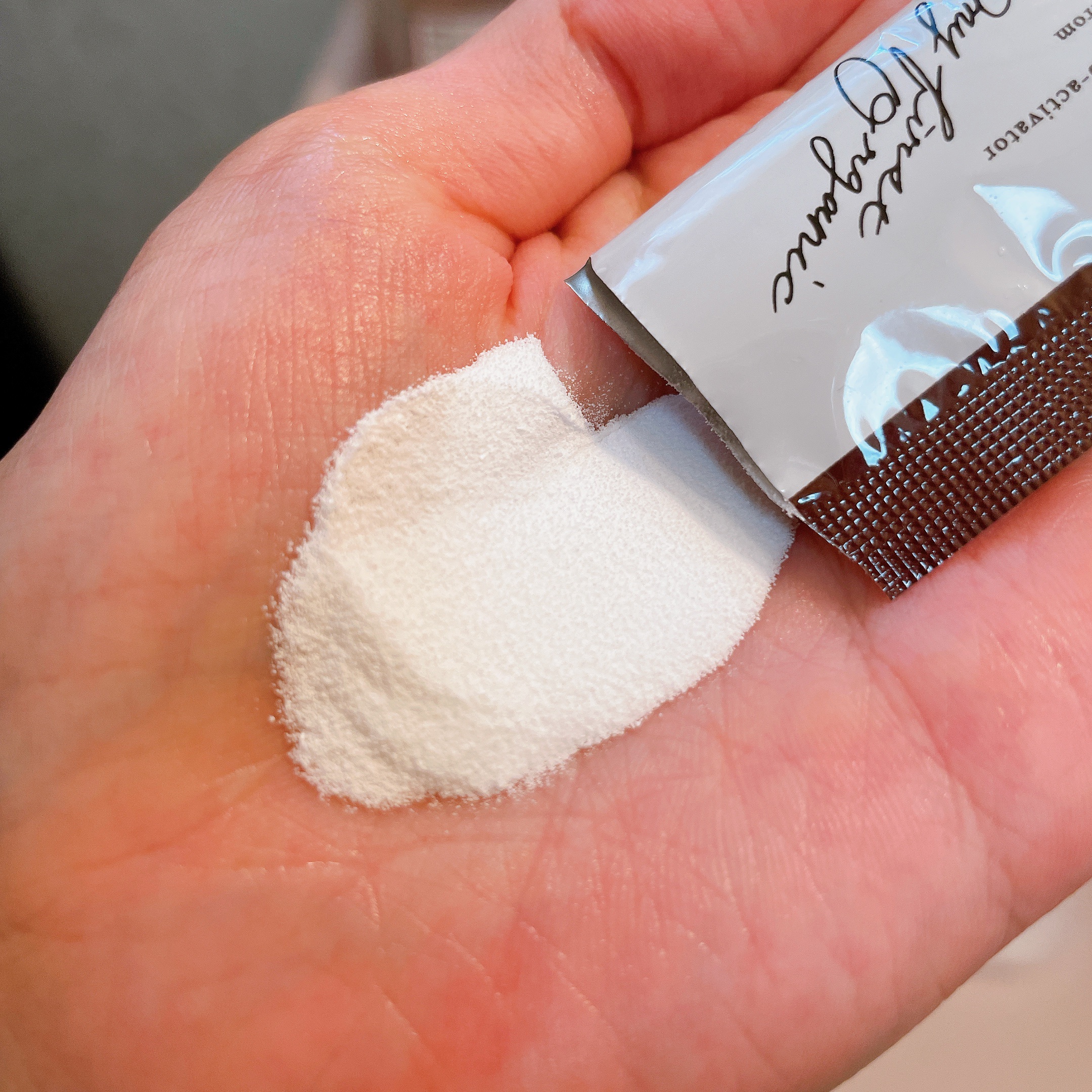 パウダーウォッシュ/chant a charm /洗顔パウダーを使ったクチコミ（2枚目）