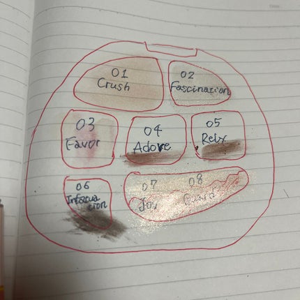 ローズポエムマルチパレット/Joocyee/アイシャドウパレットを使ったクチコミ(6枚目)