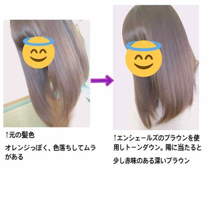 エンシェールズカラーバター/エンシェールズ/ヘアカラーを使ったクチコミ(3枚目)