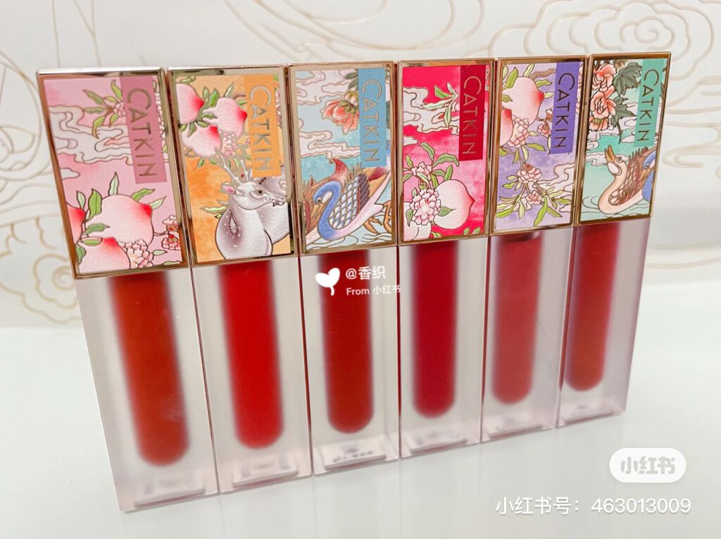 桃源 リキッドリップスティックマット/CATKIN/口紅を使ったクチコミ(1枚目)