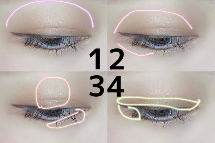 ユニコーンシリーズ アイシャドウパレット/FlowerKnows/アイシャドウパレットを使ったクチコミ(3枚目)