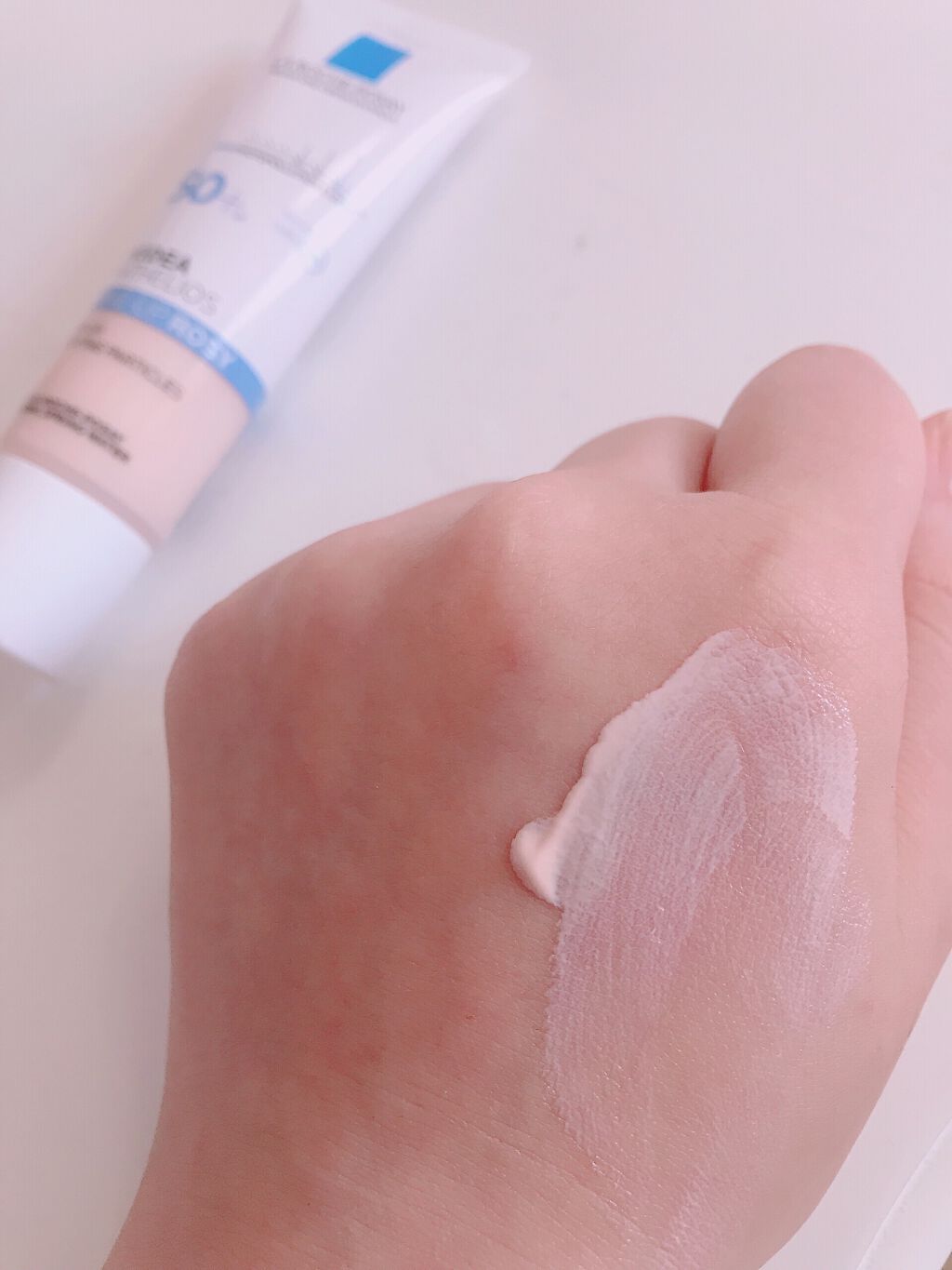 UVイデア XL プロテクショントーンアップ ローズ/ラ ロッシュ ポゼ/日焼け止めクリームを使ったクチコミ（2枚目）