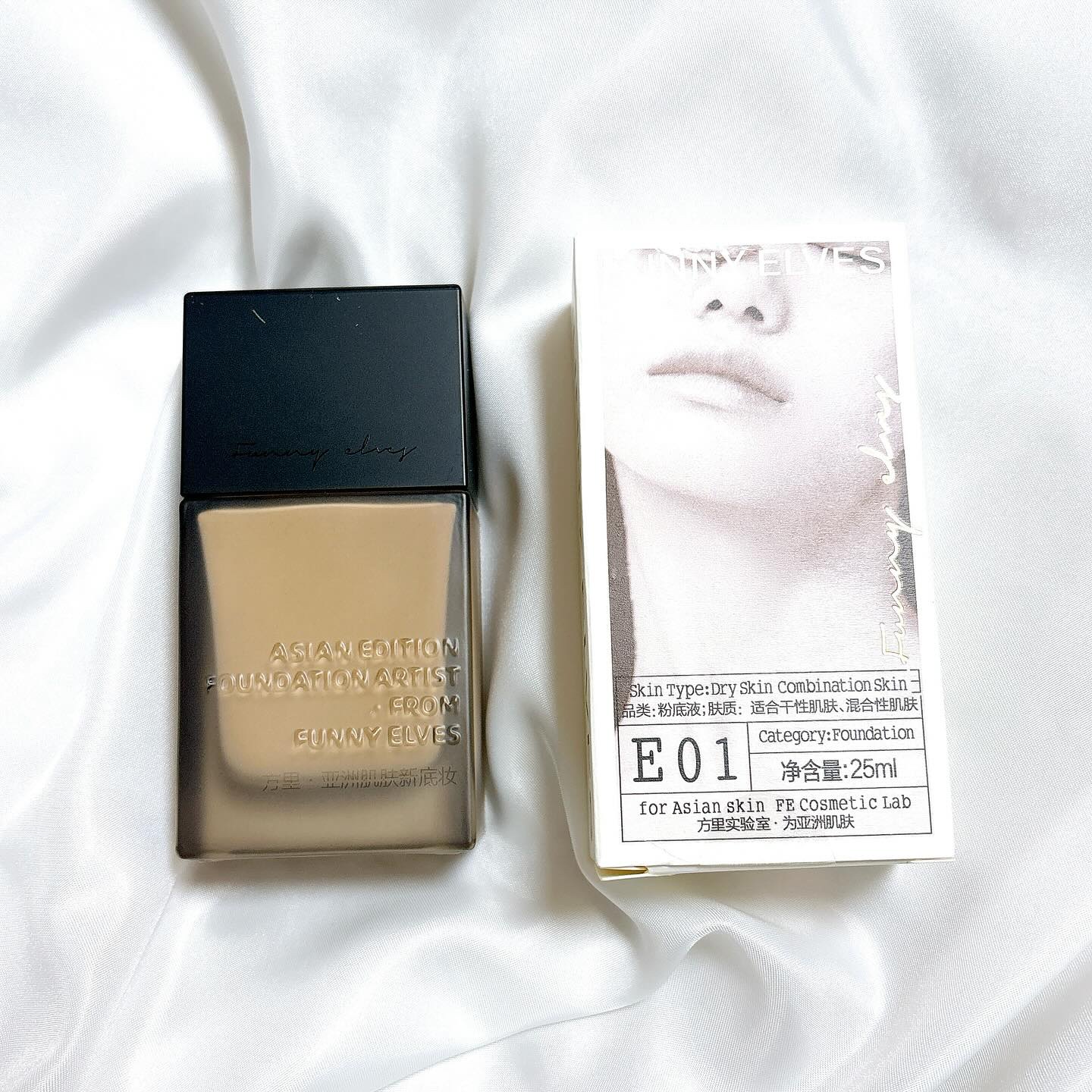 ロングウエアファンデーション/FUNNY ELVES方里/リキッドファンデーションを使ったクチコミ（2枚目）