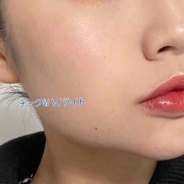 UR GLAM LUXE　CHEEK & HIGHLIGHT レッド/U R GLAM/パウダーチークの画像