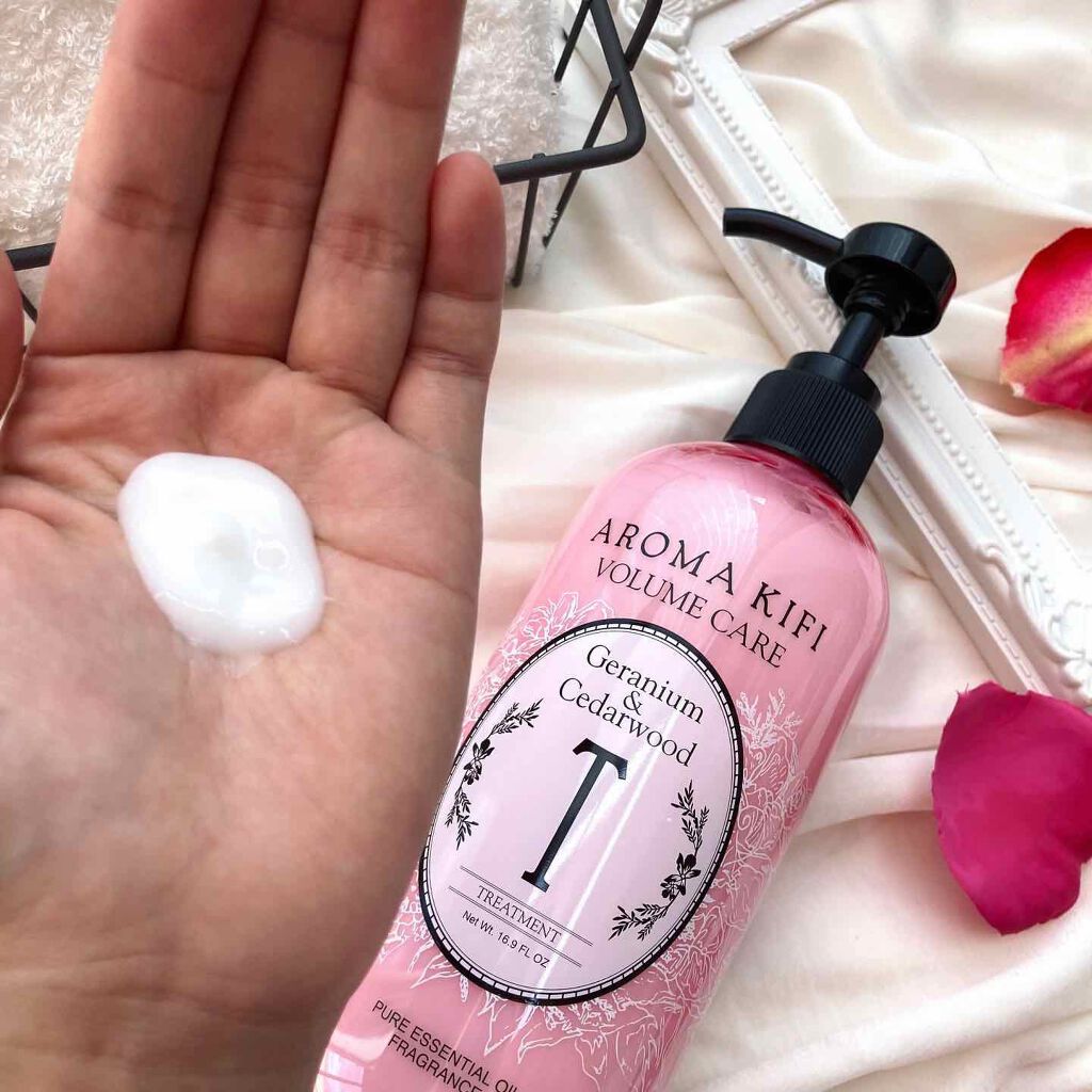 ボリュームケアシャンプー／トリートメント/AROMA KIFI/シャンプー・コンディショナーを使ったクチコミ（3枚目）