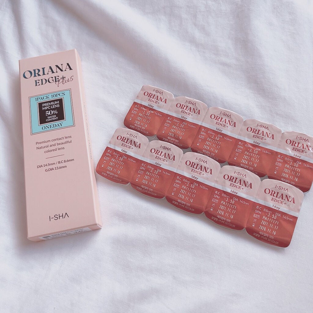 ORIANA EDGE+1DAY/蜜のレンズ/ワンデー(1DAY)カラコンを使ったクチコミ(4枚目)