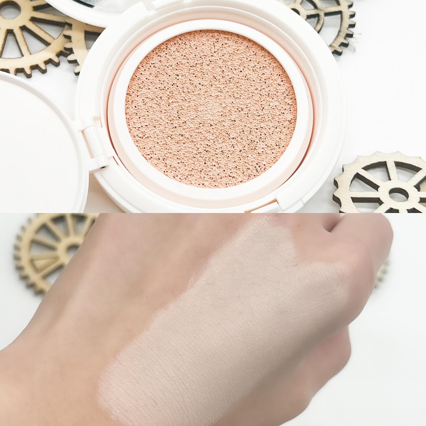 フィクシングヌードクッション #2C クールペタル/too cool for school/クッションファンデーションを使ったクチコミ（3枚目）