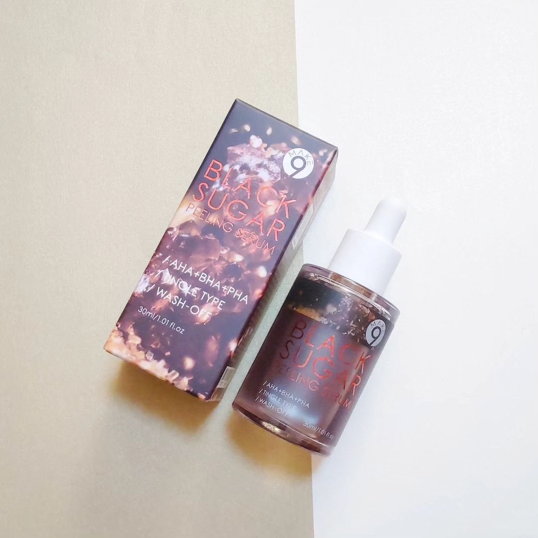 ブラックシュガーピーリングセラム/MAKE9/美容液を使ったクチコミ(1枚目)