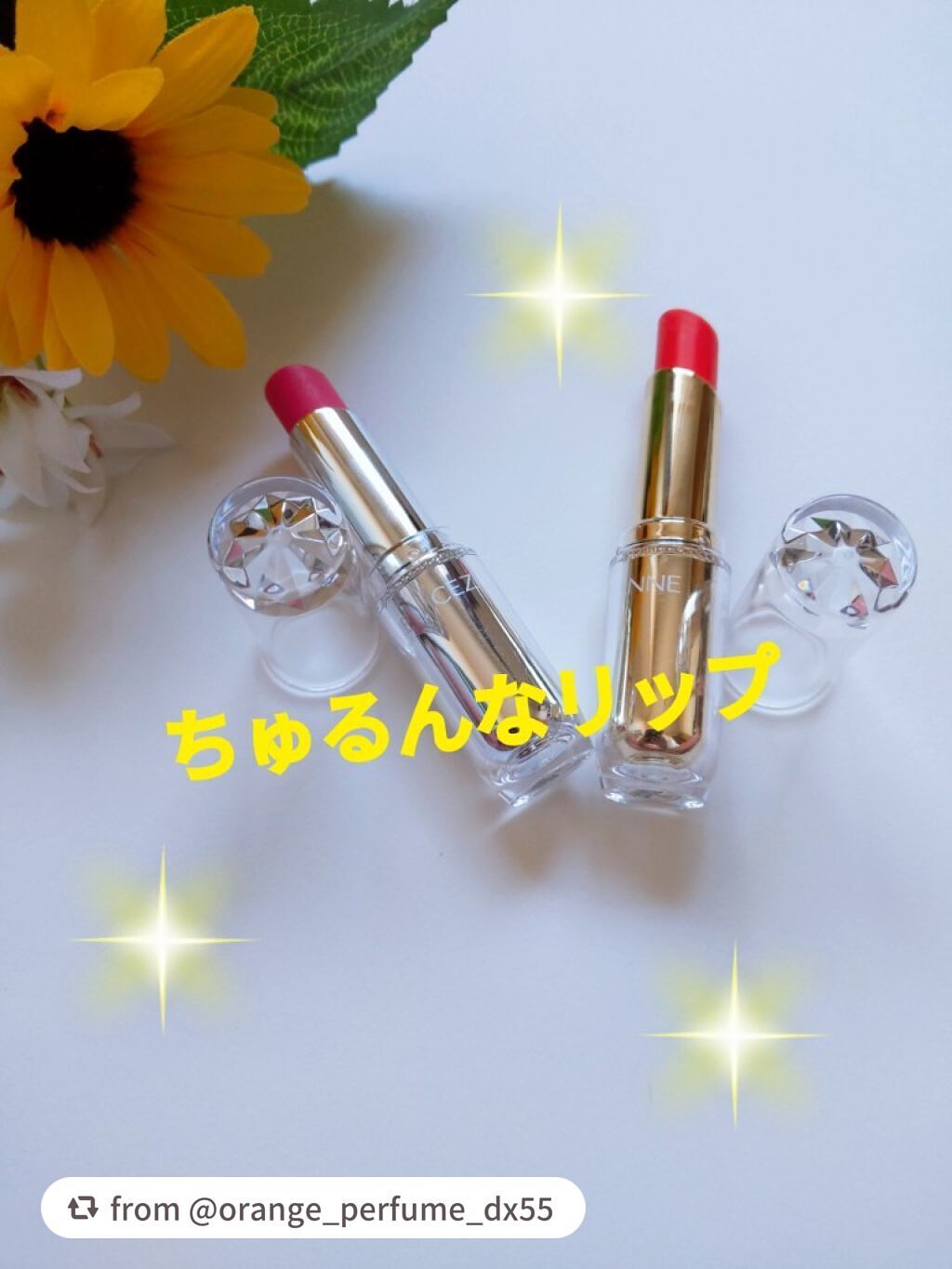 ラスティンググロスリップ/CEZANNE/口紅を使ったクチコミ(2枚目)