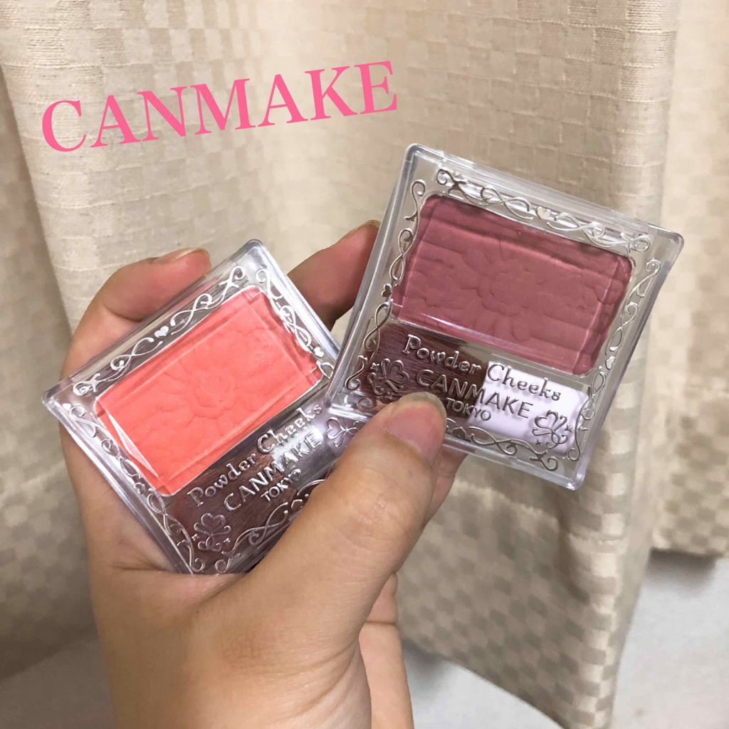 【旧品】パウダーチークス/キャンメイク/パウダーチークを使ったクチコミ(1枚目)
