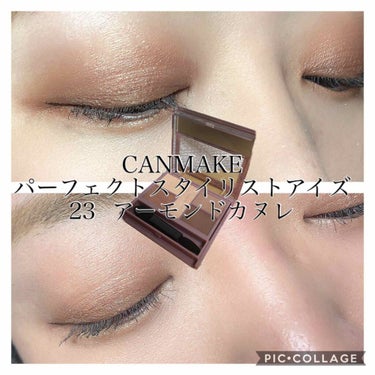 #提供_キャンメイク 

LIPSを通してCANMAKE様より頂きました！
ありがとうございます😊


CANMAKE
パーフェクトスタイリストアイズ
No.23 アーモンドカヌレ　(858円　税込)
