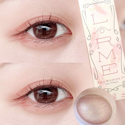 LARME MELTY SERIES(ラルムメルティシリーズ) ラベンダームース/LARME/カラーコンタクトレンズを使ったクチコミ(1枚目)
