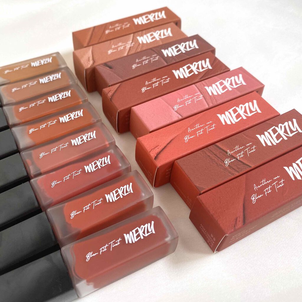 ブラー フィット ティント/MERZY/リップティントを使ったクチコミ（3枚目）