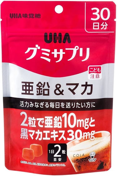 UHAグミサプリ亜鉛＆マカ UHA味覚糖