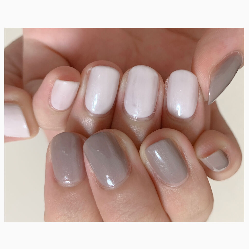 DAISOのマニキュア カンコレネイルカラー＆gene TOKYO ネイルを使った