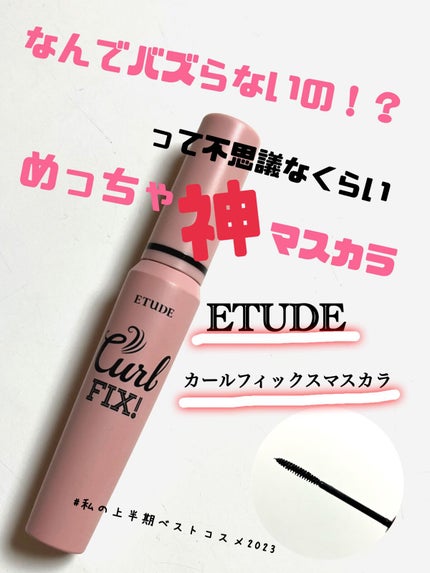 カールフィックスマスカラ/ETUDE/マスカラを使ったクチコミ(1枚目)