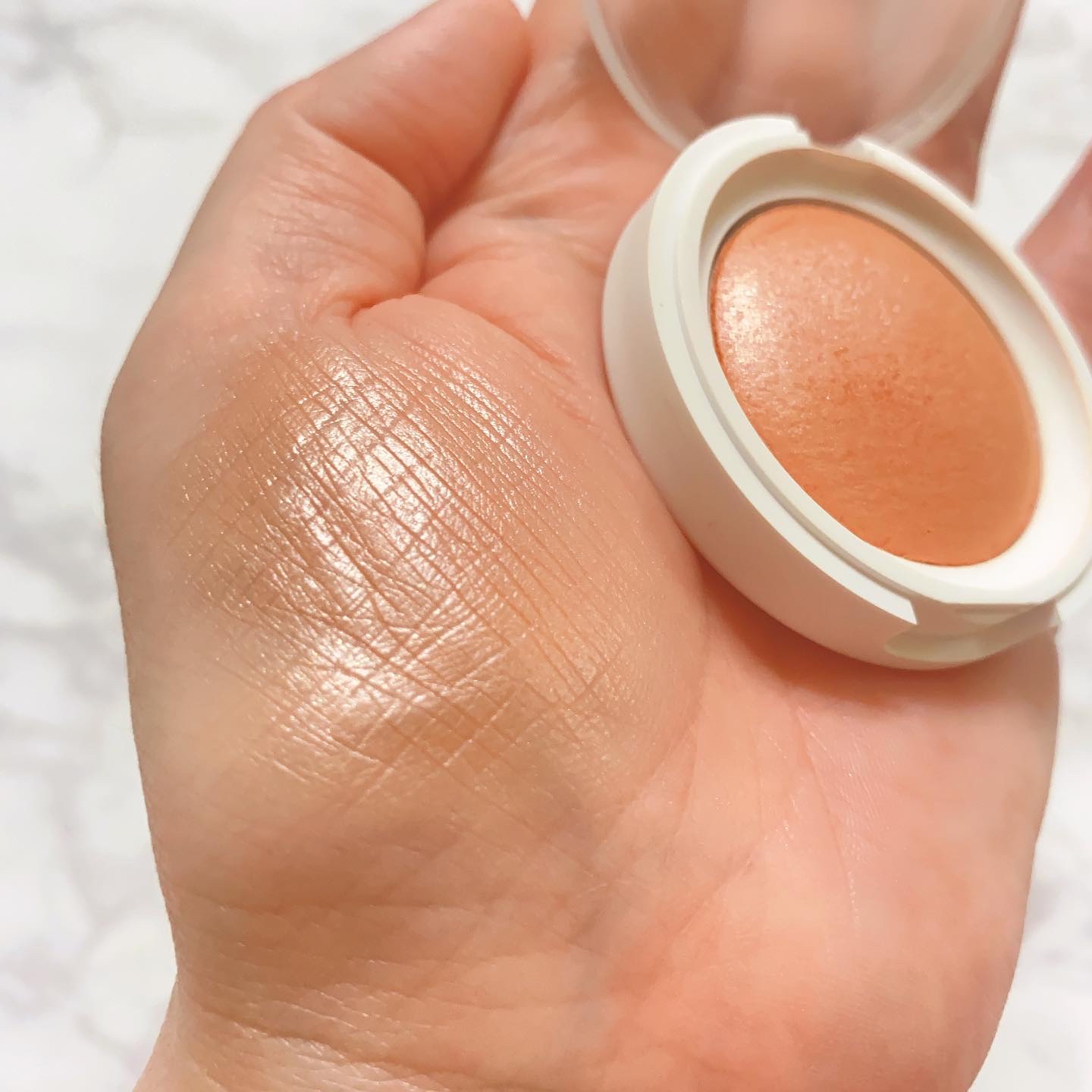 マイカラー エアリーブラッシュ ムーンチャイ/FAVES BEAUTY/ジェル・クリームチークを使ったクチコミ（3枚目）