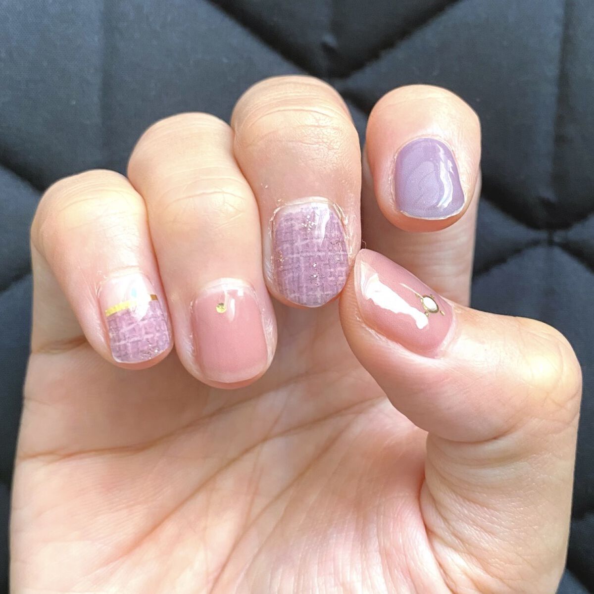 ネイルシール/セリア/ネイルシールを使ったクチコミ（1枚目）