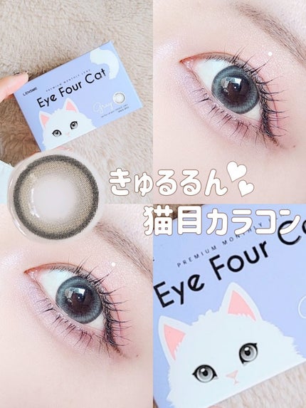 Eye Four Cat/LENSME/カラーコンタクトレンズを使ったクチコミ(1枚目)