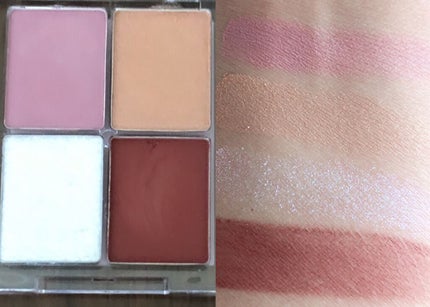 4色アイシャドウパレット/aZTK/アイシャドウパレットを使ったクチコミ(3枚目)