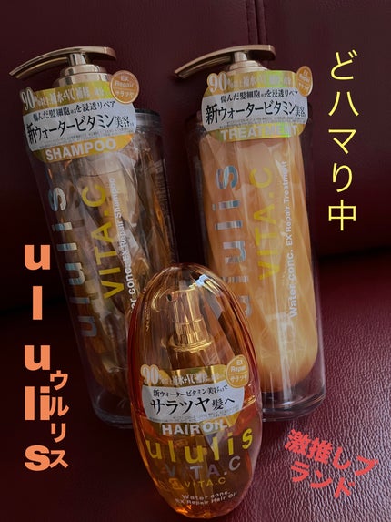 ビタシー ウォーターコンク EX リペア ヘアオイル/ululis/ヘアオイルを使ったクチコミ(1枚目)