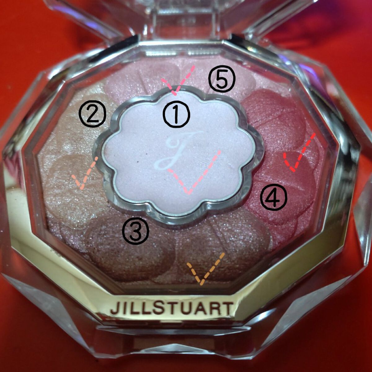 ジルスチュアート ブルームクチュール アイズ/JILL STUART/アイシャドウパレットを使ったクチコミ（2枚目）