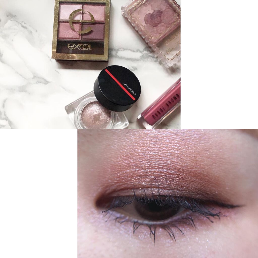 あゆみ on LIPS 「・\#todaysmake/・アイシャドウ☑@excelmak..」(2枚目)