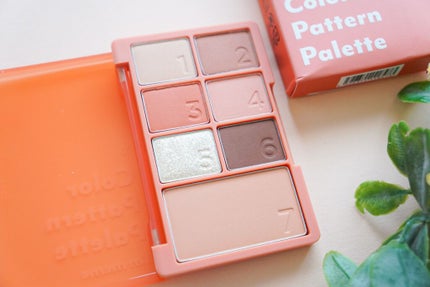 カラーパターンパレット 001 コーラルパターン/i’m meme/マルチパレットを使ったクチコミ(3枚目)