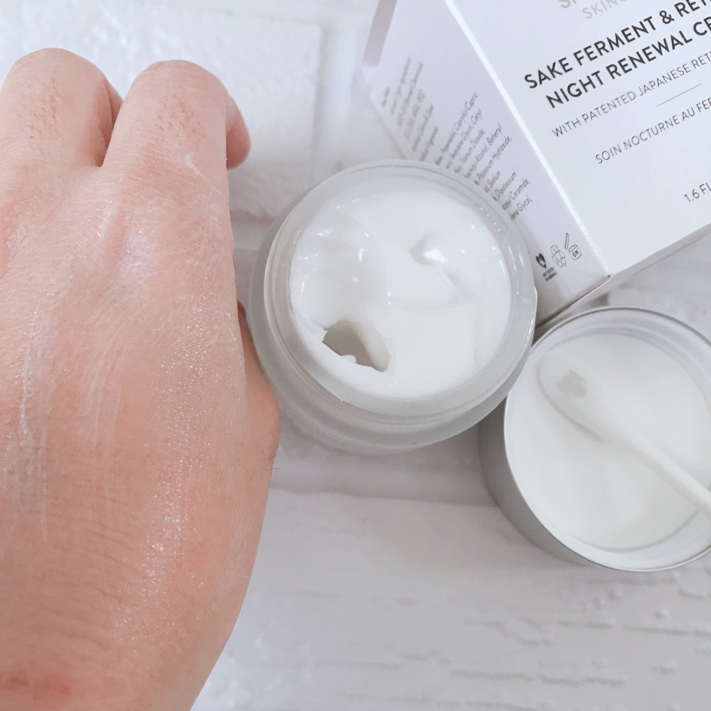 SAKE ナイトクリーム/SNOW FOX SKINCARE/フェイスクリームを使ったクチコミ(8枚目)