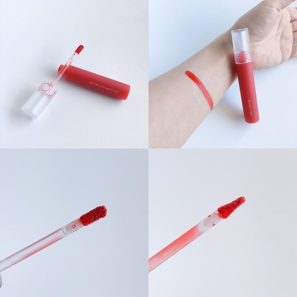 シースルーマットティント/rom&nd/リップティントを使ったクチコミ(5枚目)