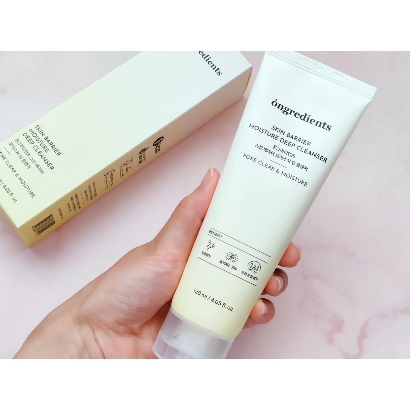 スキンバリアモイスチャーディープクレンザー /Ongredients/洗顔フォームを使ったクチコミ（2枚目）